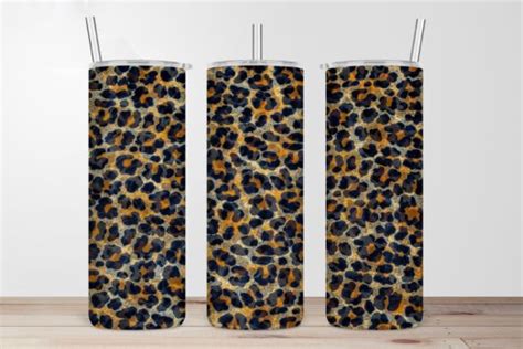 Leopard Texture Tumbler Wrap Sublimation Graphic By Sha Designs