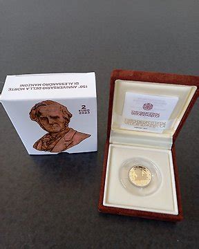 Vatican Euro Alessandro Manzoni Proof Catawiki