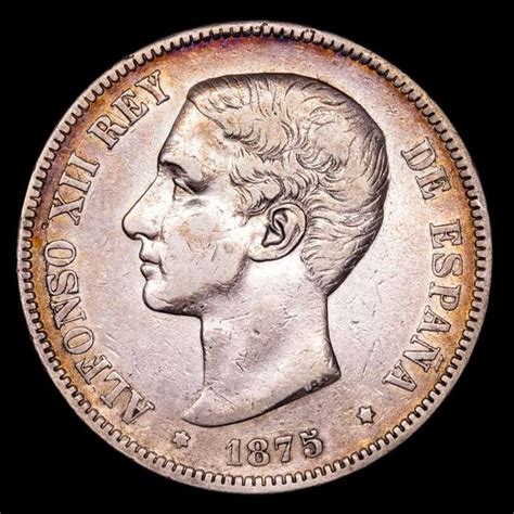 España Alfonso XII 1874 1885 5 Pesetas Madrid 1875 Catawiki