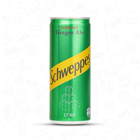 Schweppes Ginger Ale In Can 250 Ml Chuto Sushi