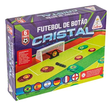 Jogo Futebol De Botão Copa Do Mundo Cristal Seleções 6 Times MercadoLivre