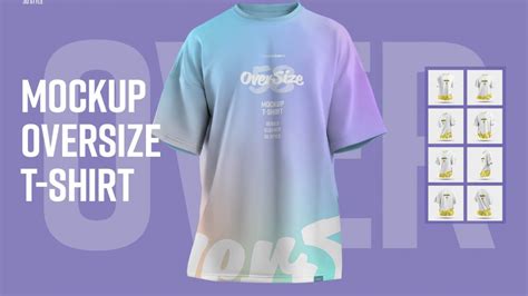 Free Oversized T-Shirt Mockup PSD set - PsFiles