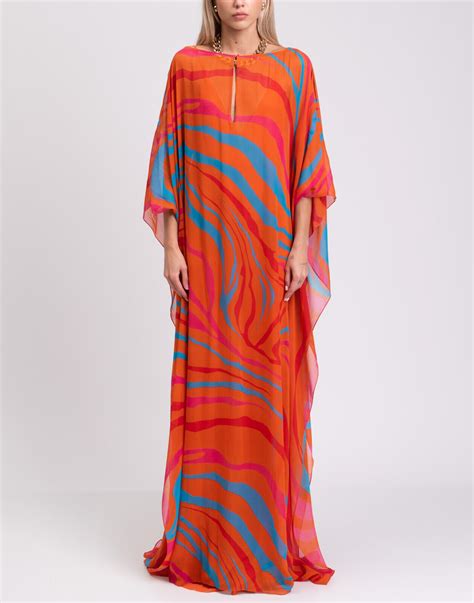 Rrp Roberto Cavalli Silk Woven Kaftan Dress It Us Uk Xl