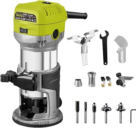 Dewinner Woodworking Electric Flush Router W Rpm