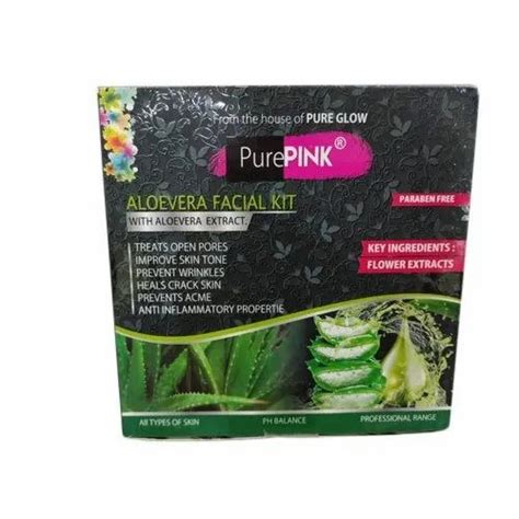 PurePink Aloe Vera Fairness Facial Kit Packaging Size 400 Ml At Rs