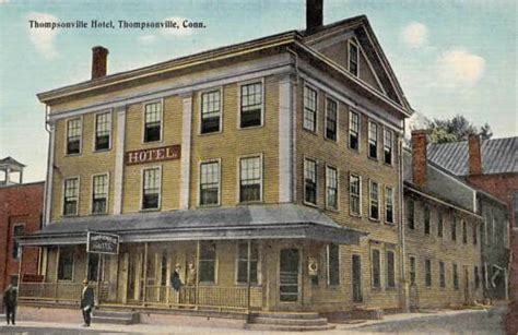 Thompsonville Enfield Ct Thompsonville Hotel 1907 20 Ebay