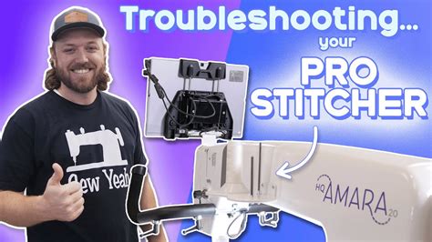 Pro Stitcher PRO TIPS Handi Quilter Troubleshooting YouTube