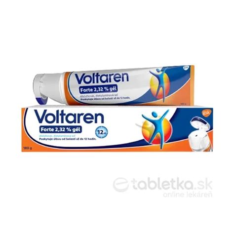 Voltaren Forte 2 32 gél 180g etabletka