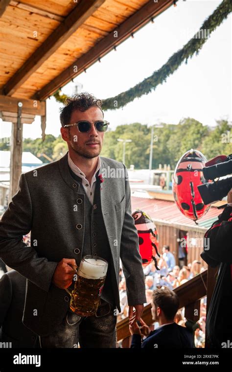 Munich Germany Football Celebraties The Team Of Fc Bayern