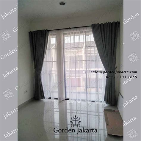 Tirai Rumah Minimalis Modern Di Green Village Gorden Jakarta