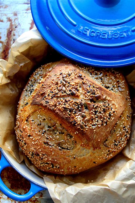 Toasted Sesame And Sunflower Seed Sourdough Bread A Cup Of Sugar A