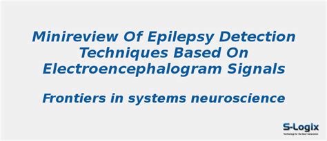 Minireview Of Epilepsy Detection Methods Based On Eeg Signals S Logix