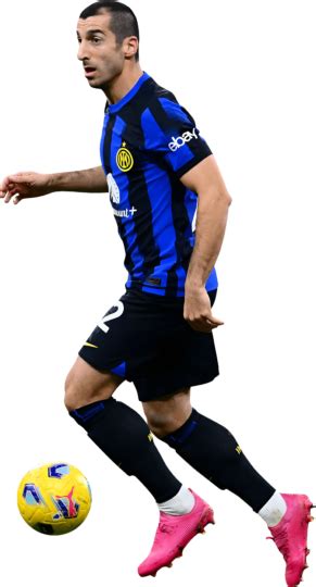 Henrikh Mkhitaryan Inter Football Render Footyrenders