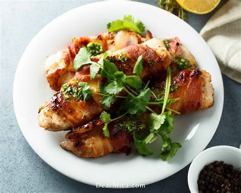 Keto Bacon Wrapped Chicken Dear Mica