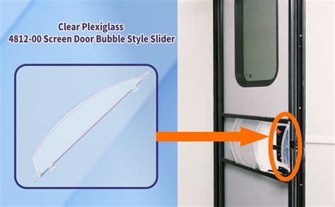 Amazon Clear Plexiglass Screen Door Bubble Style Stopper