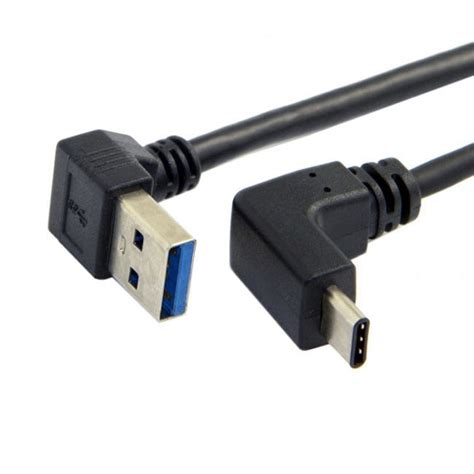 FVH USB 3 1 USB C Up Down Angled To 90 Degree Down Angled A Male Data