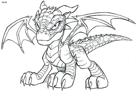 Fire Breathing Dragon Coloring Page at GetDrawings | Free download