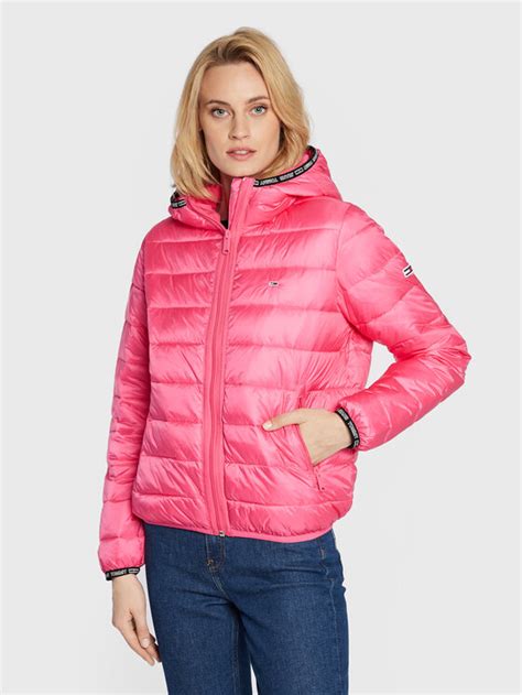 Tommy Jeans Daunenjacke Quilted Tape Dw Dw Rosa Regular Fit