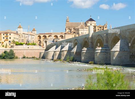 The Puente Romano De Córdoba Or Roman Bridge Over The Río Or River