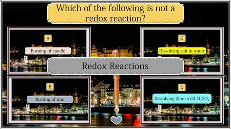 Class 11 Chapter 8 Redox Reactions Mcqs YouTube