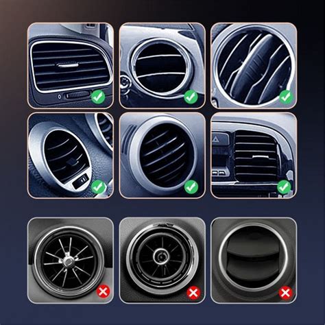 Ugreen magnetisk mobilholder for ventilasjonsgitteret/bilen ...