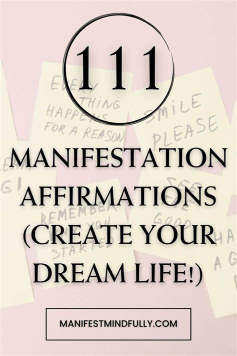 Powerful Manifestation Affirmations To Create Your Dream Life