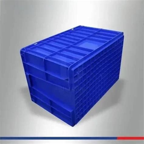 Rectangular Blue Plastic Crates 76 Liter For Industrial At Rs 570