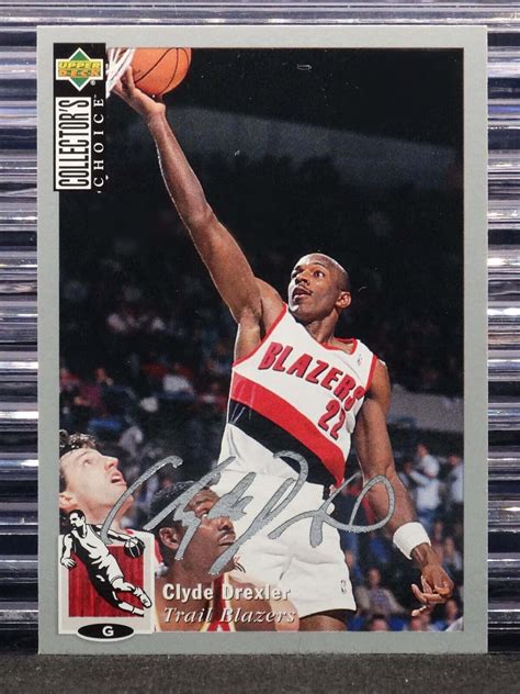 Download Clyde Drexler Trail Blazers Collectors Photography Wallpaper