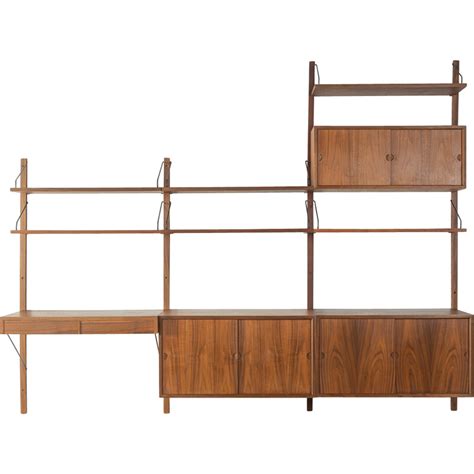 Vintage Teak Shelving System By Poul Cadovius For Cado Denmark S