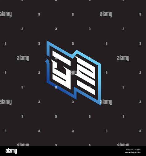 YZ Initial Gaming Team Youtube Twitch And Clipart Stock Illustration