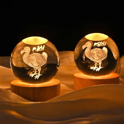 NW 1776 Night Lamp Crystal Projection Ambient Light Optimal Table