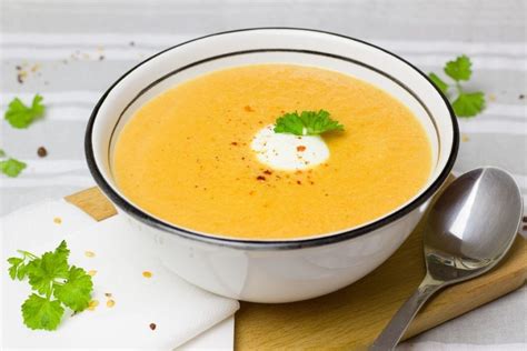 Karotten K Rbis Suppe Mit Kokos Kochkino De