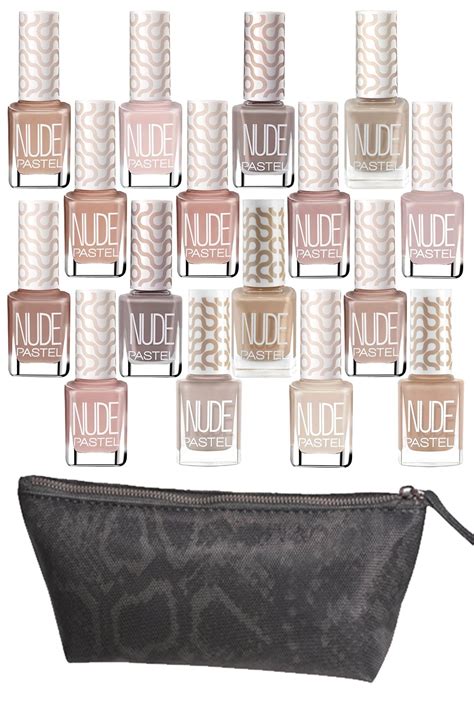 Pastel Nude Oje Full set 16adet Fiyatı Yorumları Trendyol
