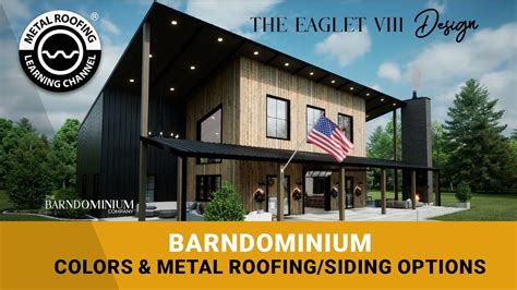 Barndominium Designs: Colors & Metal Roofing & Metal Siding Options - YouTube