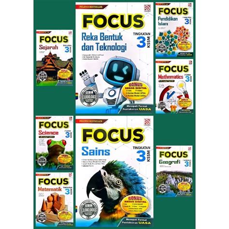 Buku Rujukan Ulangkaji Focus Kssm Tingkatan Uasa Pelangi