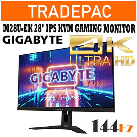 Gigabyte M U Ek Ss Ips Uhd Hz Bit Ms Hdr Kvm