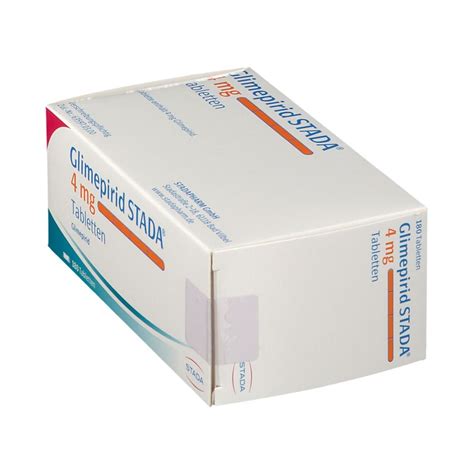 Glimepirid STADA 4 Mg 180 St Mit Dem E Rezept Kaufen Shop Apotheke