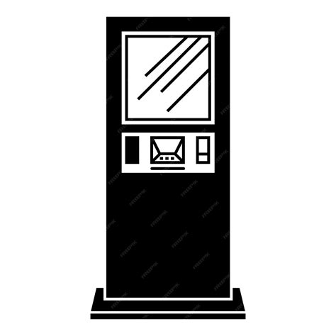 Premium Vector Atm Machine Icon Simple Illustration Of Atm Machine