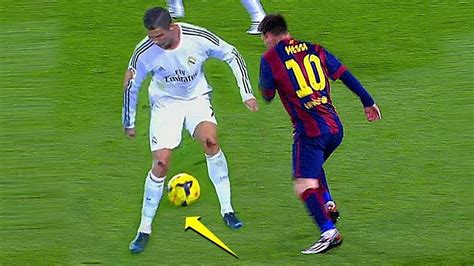 Messi Dribbling Ronaldo