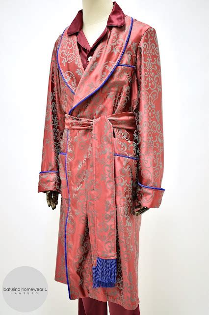 Men S Paisley Silk Dressing Gown In Red Gold And Black