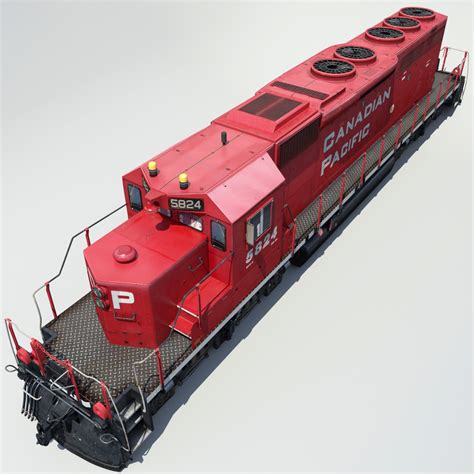 freight train cargo cars 3d model