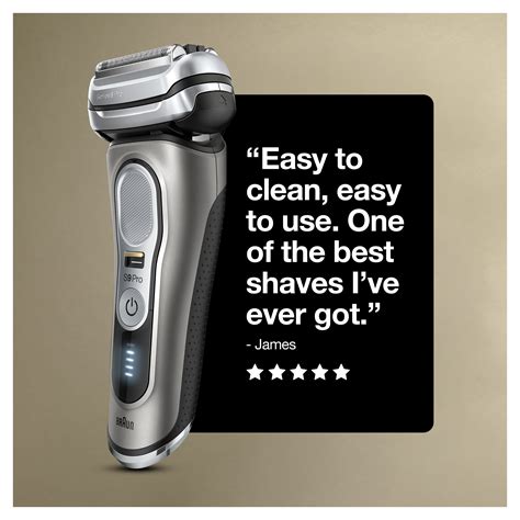 Braun Series 9 Pro 9465cc Rechargeable Wet Dry Mens Electric Shaver