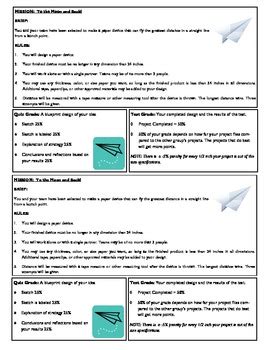 Paper Airplane Science Experiments