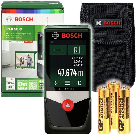 DALMIERZ LASEROWY ADVANCEDDISTANCE PLR 50C BOSCH Bluetooth zasięg 50