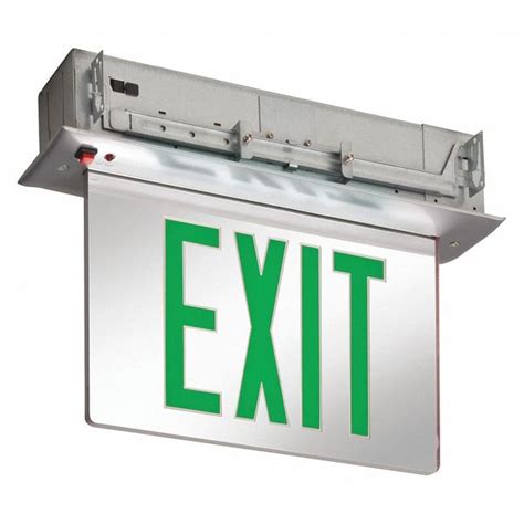 Ceiling Mounted Emergency Exit Sign Shelly Lighting