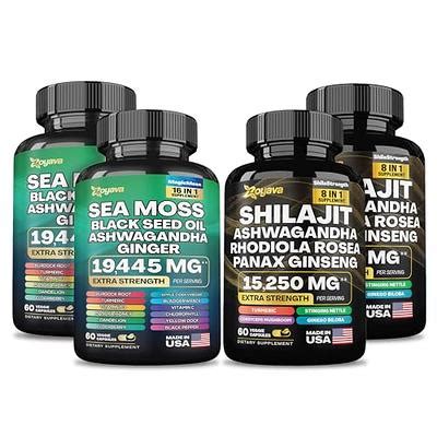 Zoyava Dynamic Vitality Bundle Sea Moss Mg Black Seed Oil Mg