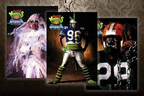 Coke Monsters Of The Gridiron Football Cards Checklist Details