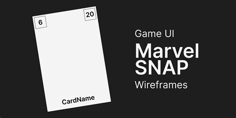 Marvel Snap Gui Wireframe Pack V1 Figma