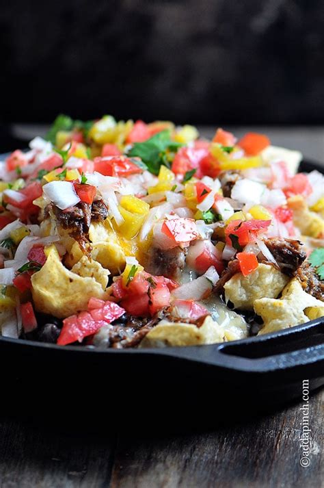 Shredded Beef Nachos Recipe - Add a Pinch