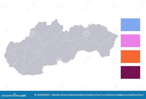 Blank Map Slovakia High Quality Map Of Slovak Republic On Transparent